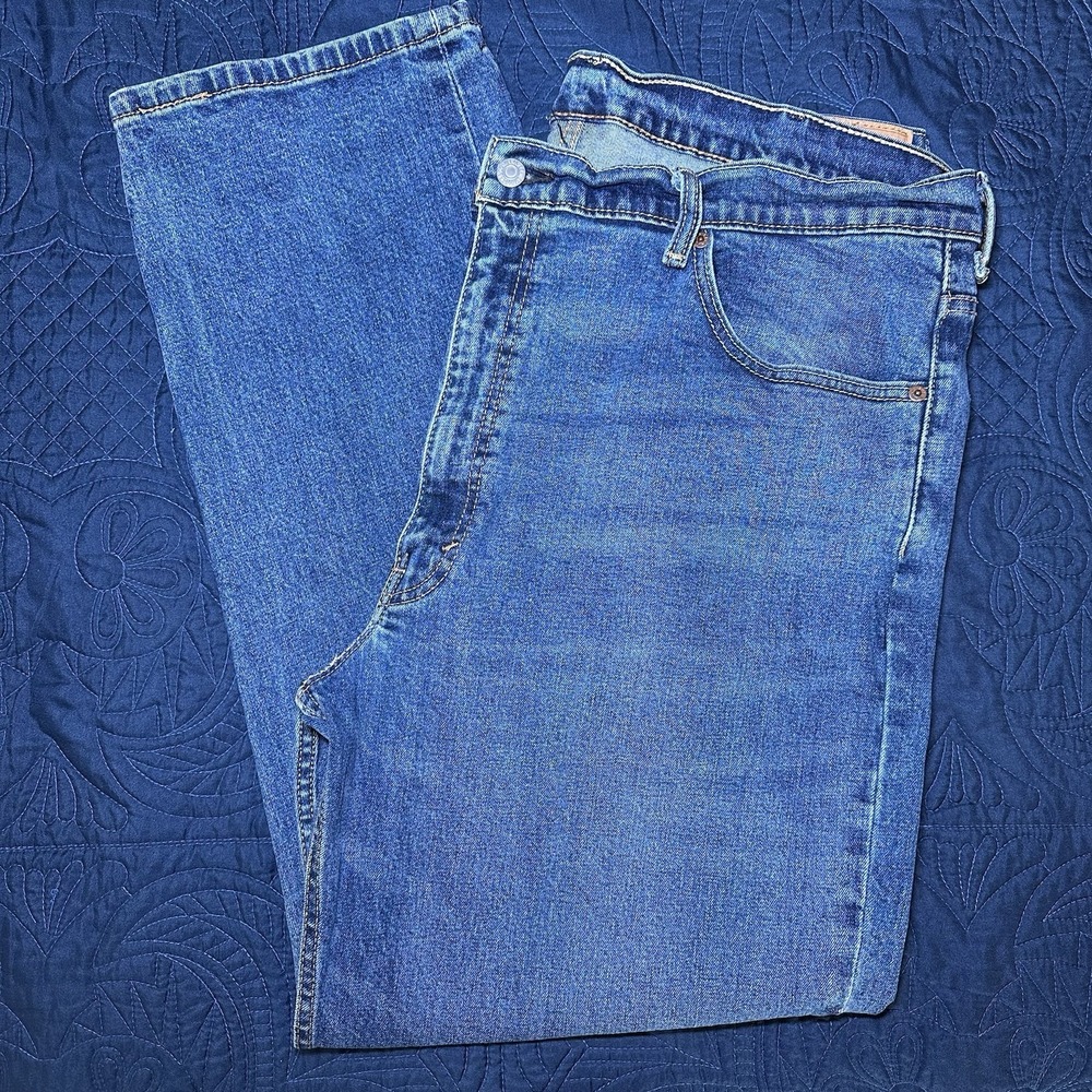 Levi's 550 Men Relaxed Fit Straight Leg Blue Denim Jeans 42X30